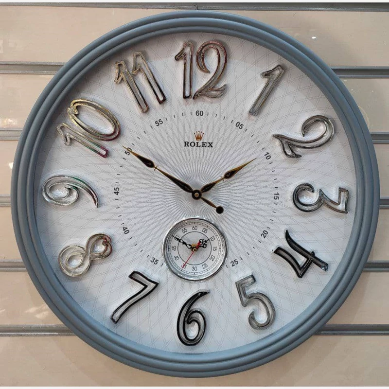 ساعت دیواری 60 سانت دو موتوره بدون صدا