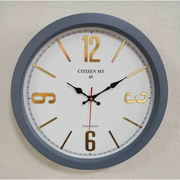 ساعت دیواری روان گرد با رنگ بندی سایز 37 کد 5