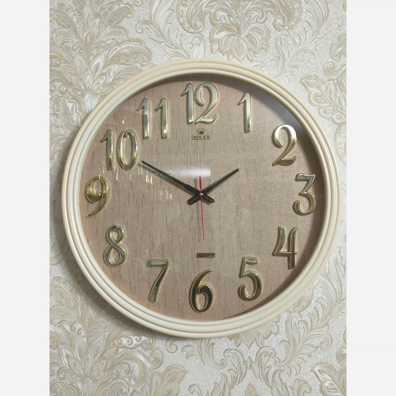 ساعت دیواری 60 سانت تک موتوره بی صدا صفحه کاغذ دیواری