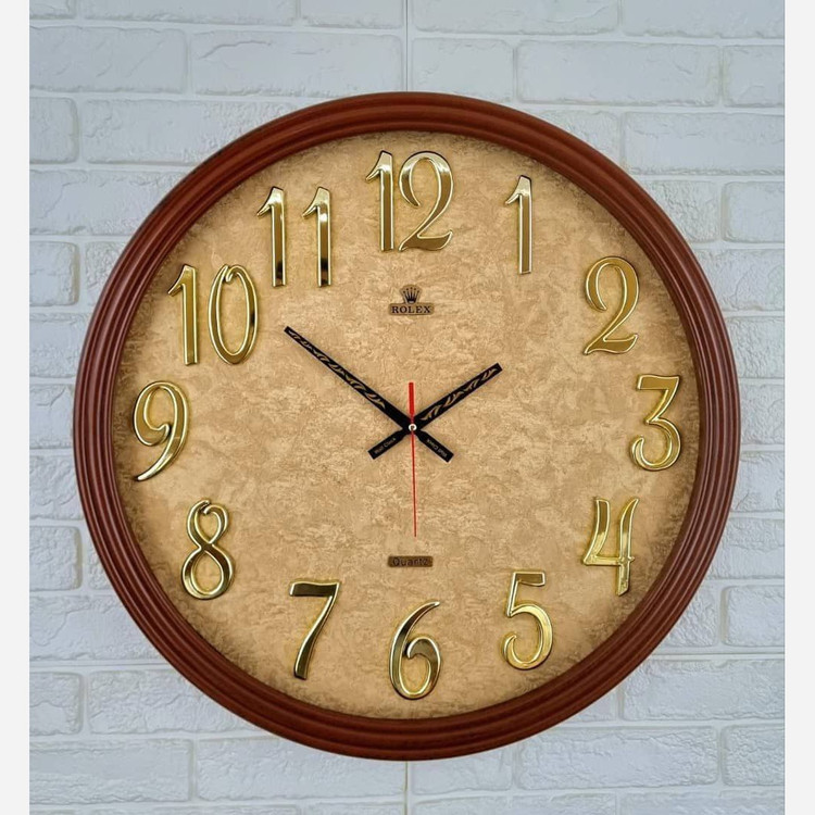 ساعت دیواری 60 سانت تک موتوره صفحه کاغذ دیواری