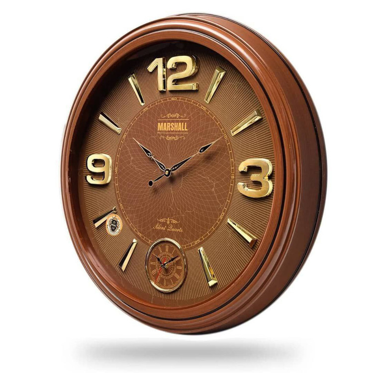 ساعت دیواری سایز 60 مارشال دو موتوره بدون صدا